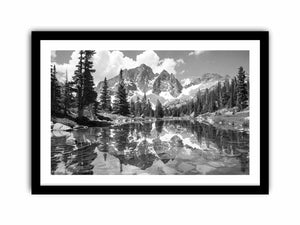 Hallett Peak Reflections Art Print