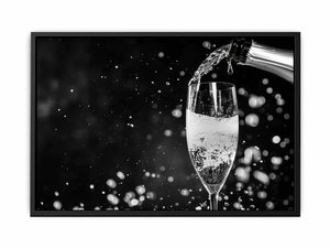 Pouring Champagne Painting
