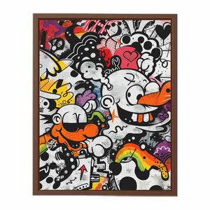 Cartoon Gafiti Poster