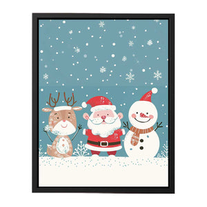Santa Friends Painting