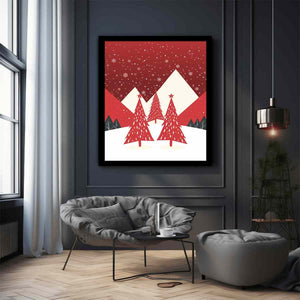 Red Christmas Tree