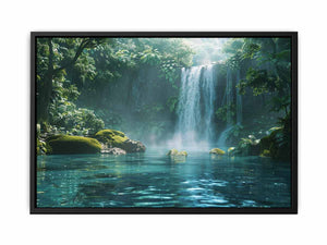 Misty Rainforest Painting