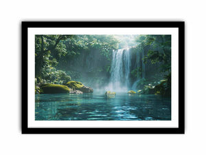 Misty Rainforest Art Print