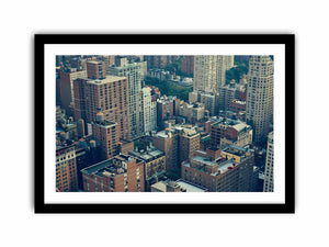 Manhattan Rooftops Art Print