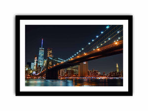 Brooklyn Bridget Night Art Print