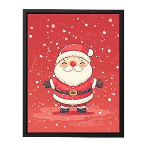 Santa in The Snow Painting