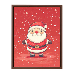 Santa in The Snow Poster