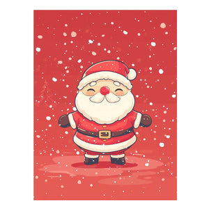 Santa in The Snow