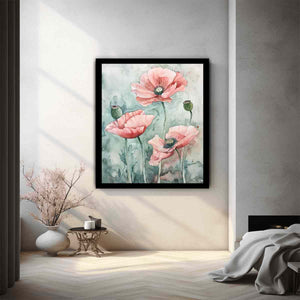 Watercolor Poppies