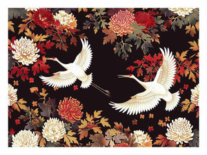 Flying Crane Birds