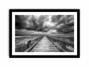 Walk To The Sea Art Print