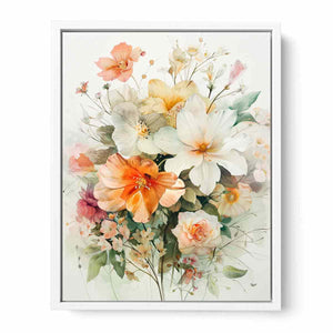 Flower Bouquet Framed Print