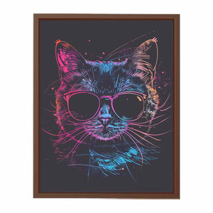 Retro cat Poster