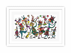 Dance Floor Streched canvas