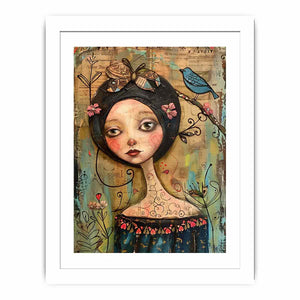 Girl Streched canvas