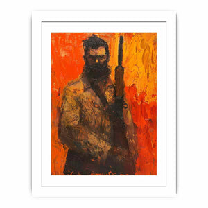 Ned kelly Streched canvas