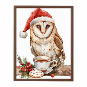 Festive Owl Poster