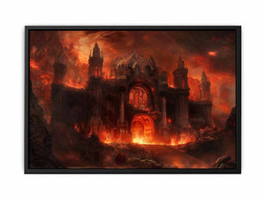 Castle in Hell Painting