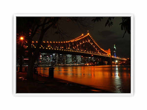 Story Bridge by Night Framed Print