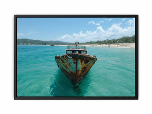 Tangalooma Wrecks Painting