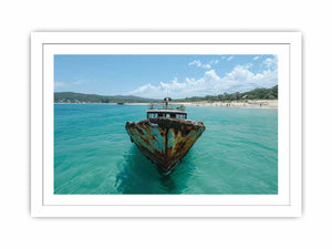 Tangalooma Wrecks Streched canvas