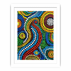 Dot Art Streched canvas