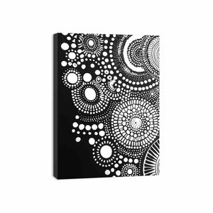Dot Art Canvas Print