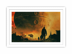 War Time Streched canvas