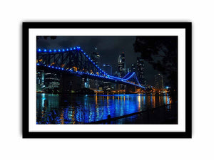 Story Bridge by Night Art Print