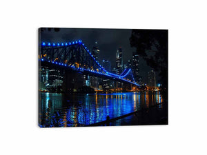 Story Bridge by Night Canvas Print