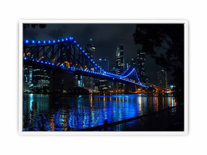 Story Bridge by Night Framed Print
