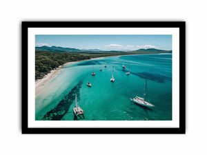 Tangalooma Wrecks Art Print