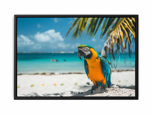 Tropical Parrot Painting