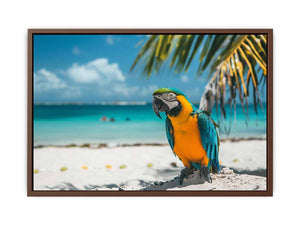 Tropical Parrot Poster