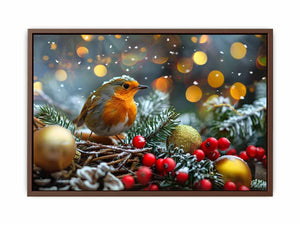Festive Sparrrow Poster
