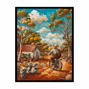 Aussie Farmhouse Painting