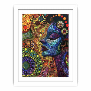 Dots Streched canvas