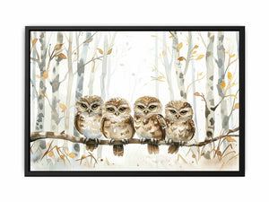 Owl Party Painting