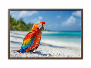Tropical Parrot Poster
