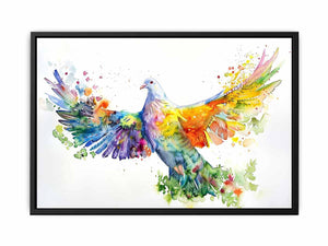 Elegant Dove Painting