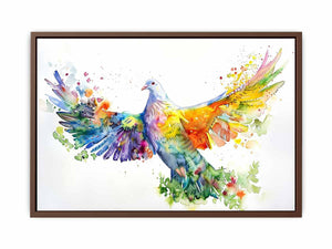 Elegant Dove Poster
