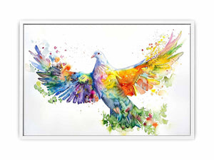Elegant Dove Framed Print