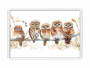 Owl Party Framed Print