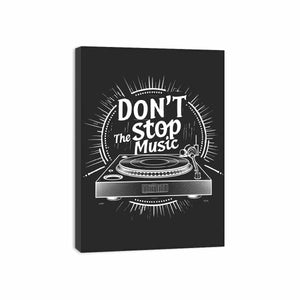 Dont Stop the Music Canvas Print
