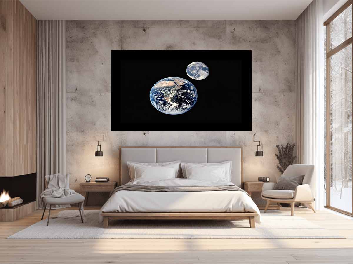 Moon & Earth