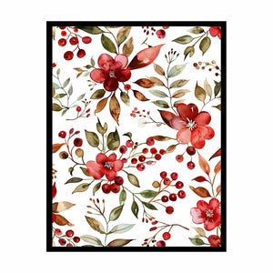 Watercolor Red Painting