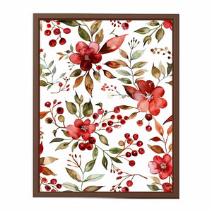 Watercolor Red Poster