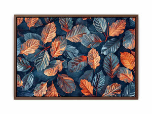 Winter Leaves Poster
