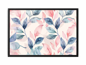 Pastel Leaves Painting