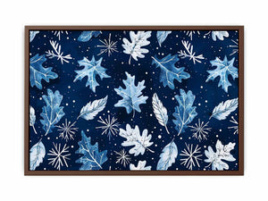 Winter Blue Poster